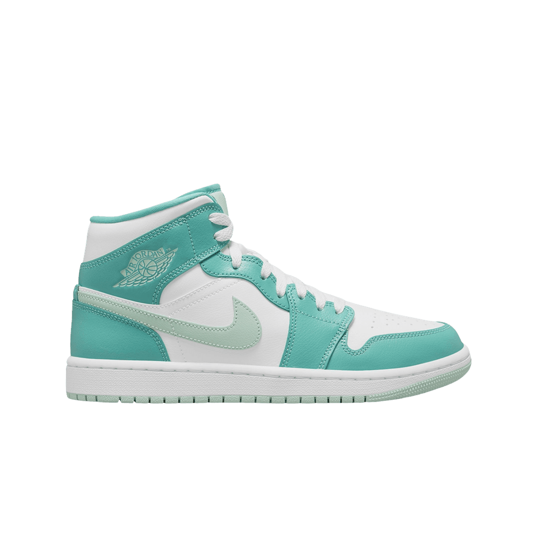 (W) Jordan 1 Mid Washed Teal Mint Foam