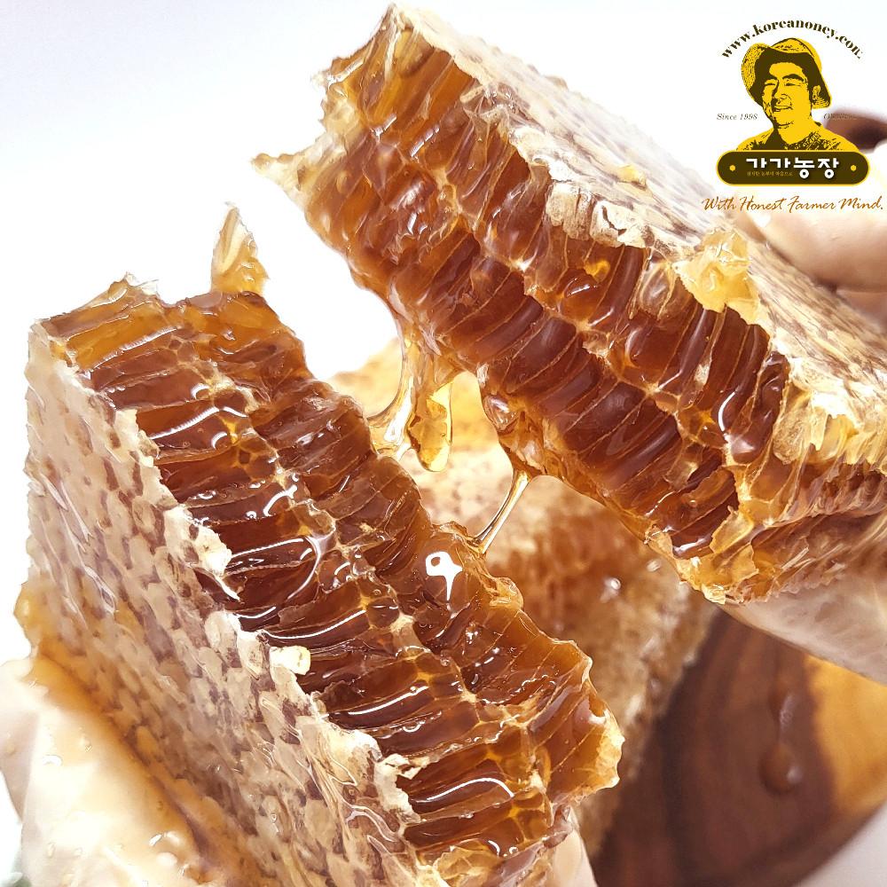 [벌집꿀 전상품] 100% 국내산 꿀 벌꿀집 700g 자연 밀랍 팩 명절 선물 답례품 [원산지:국산(전라북도 완주군)]