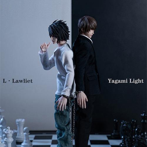 [23년 3분기 예정] 게임토이즈 1/6 GT-007 GT-008 데스노트 엘 라이토 액션 피규어