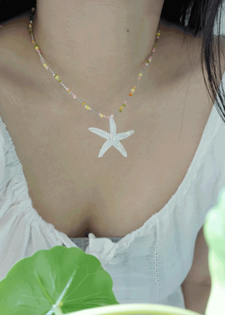 starfish necklace | 바닷마을 불가사리 목걸이