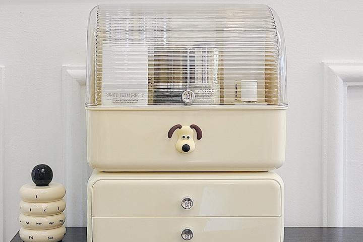 셀린 뚜껑있는 화장품 정리함 화장대 수납함 향수 보관함 진열대 정리대 대용량