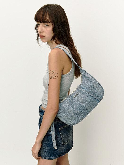 [단독]Canvas Stitch Hobo Bag_4 colors