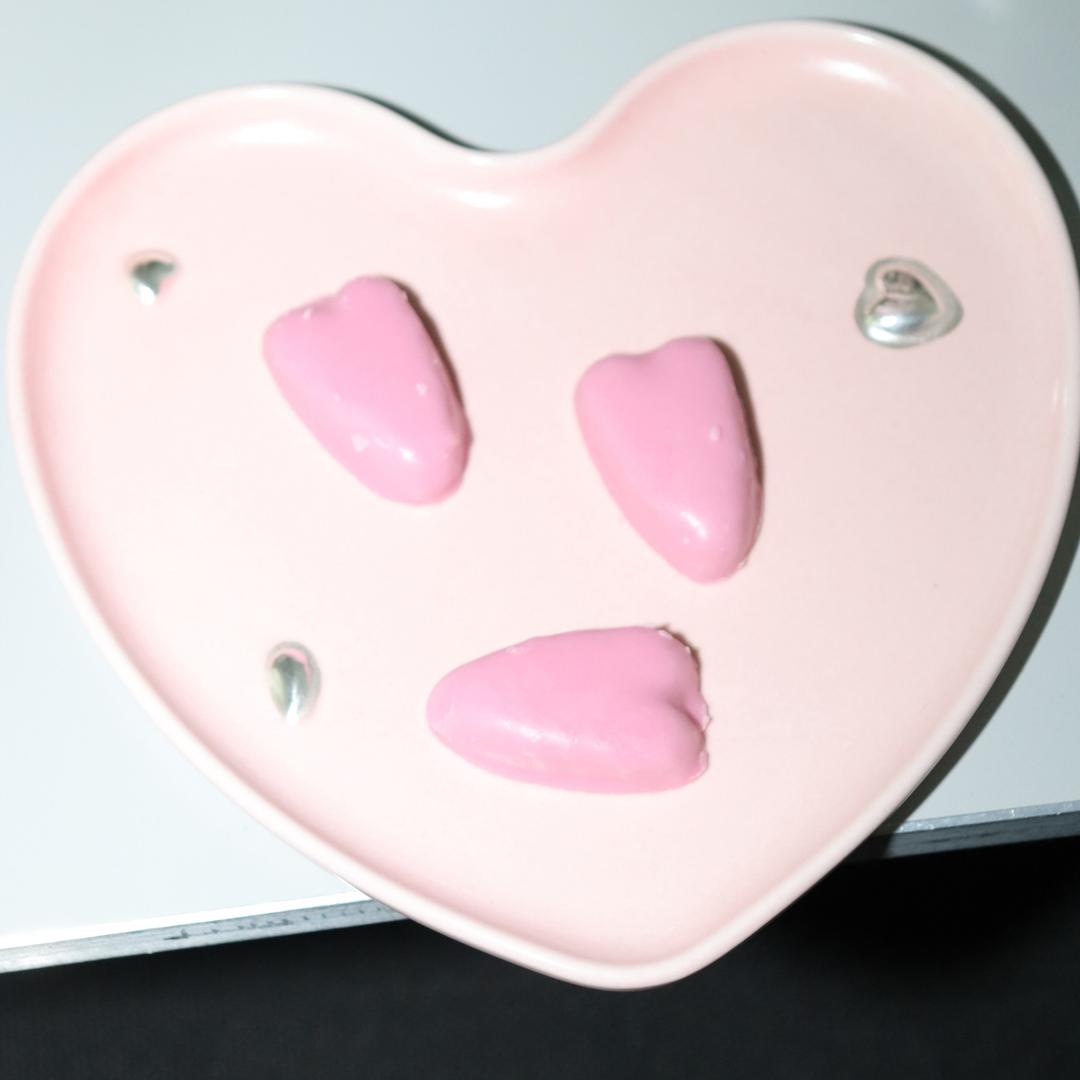 love plate(pink)-2colors