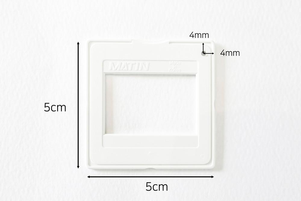 슬라이드 마운트 키링 부자재 필름 마운트 낱개 타공 열쇠고리