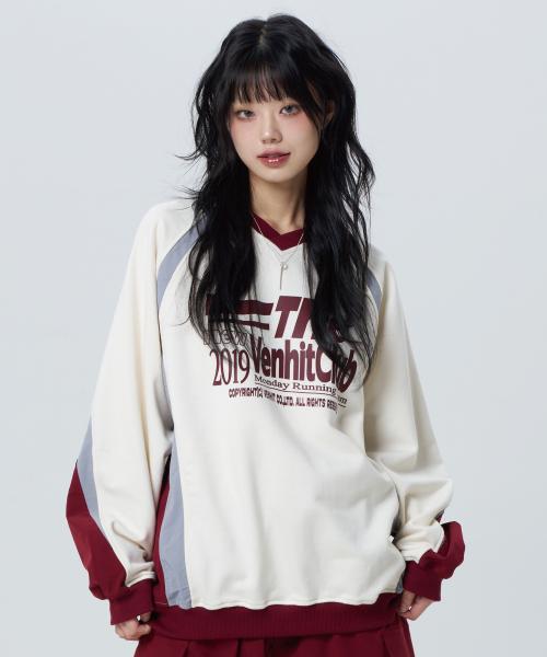 MRT 레글런 스웨트셔츠 크림