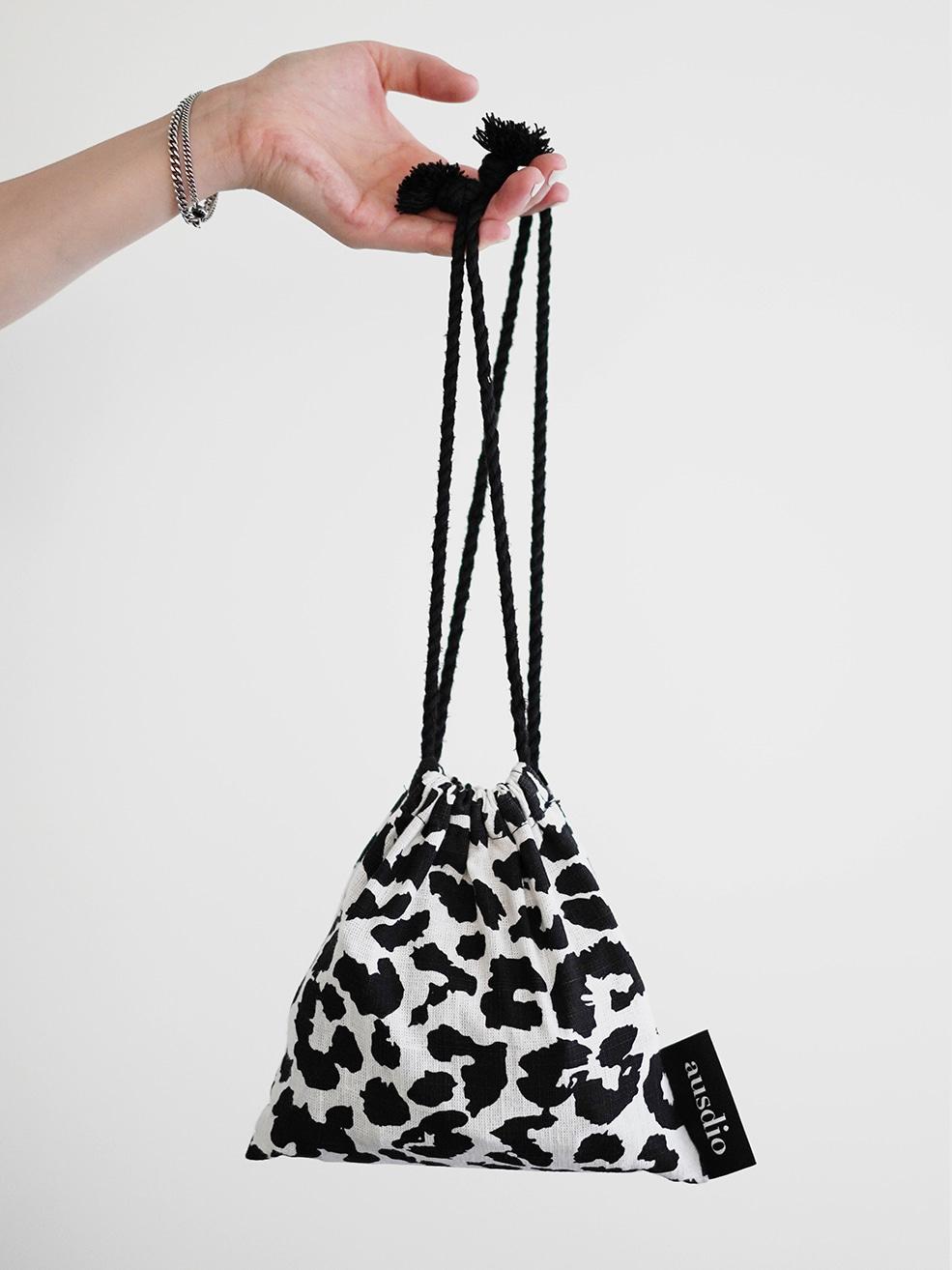 호피 복조리 파우치