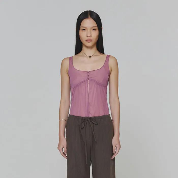 SHEER BRA TOP (2COLORS)