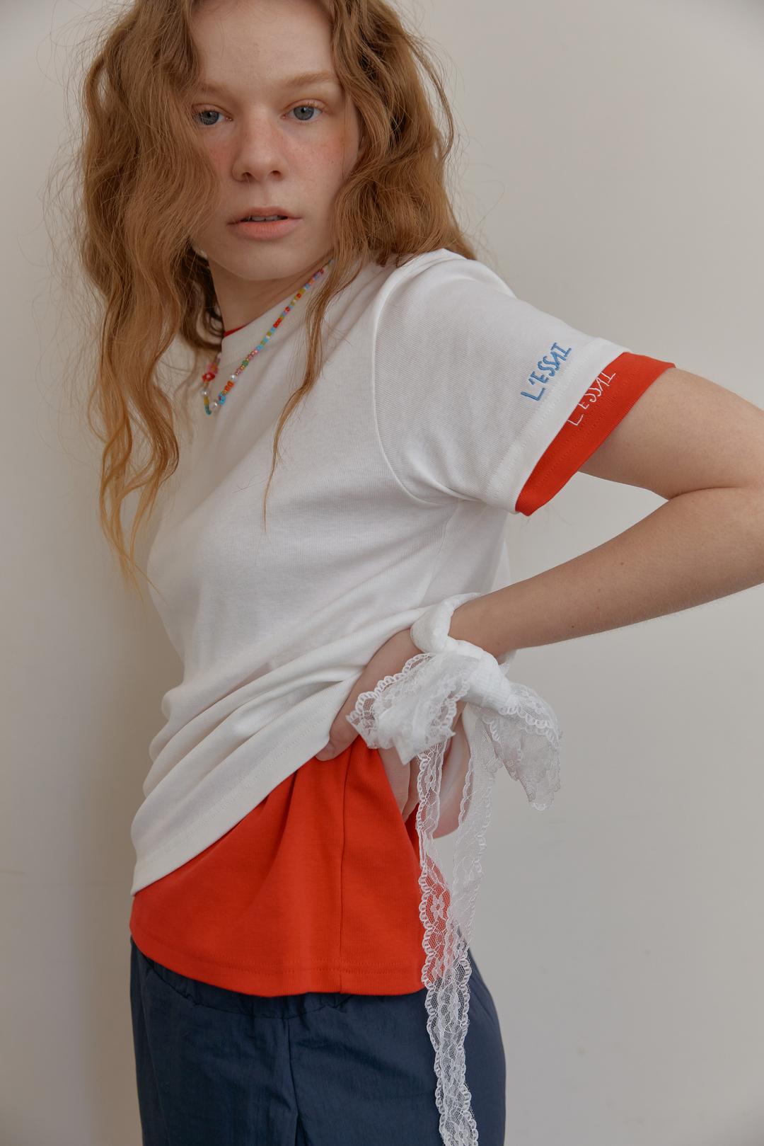 COTTON BASIC T-SHIRT(WHITE)