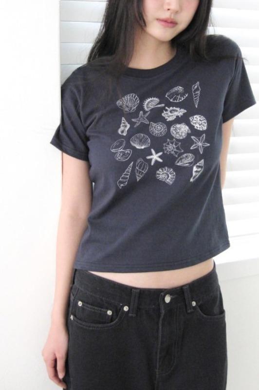 shell tee (3color)