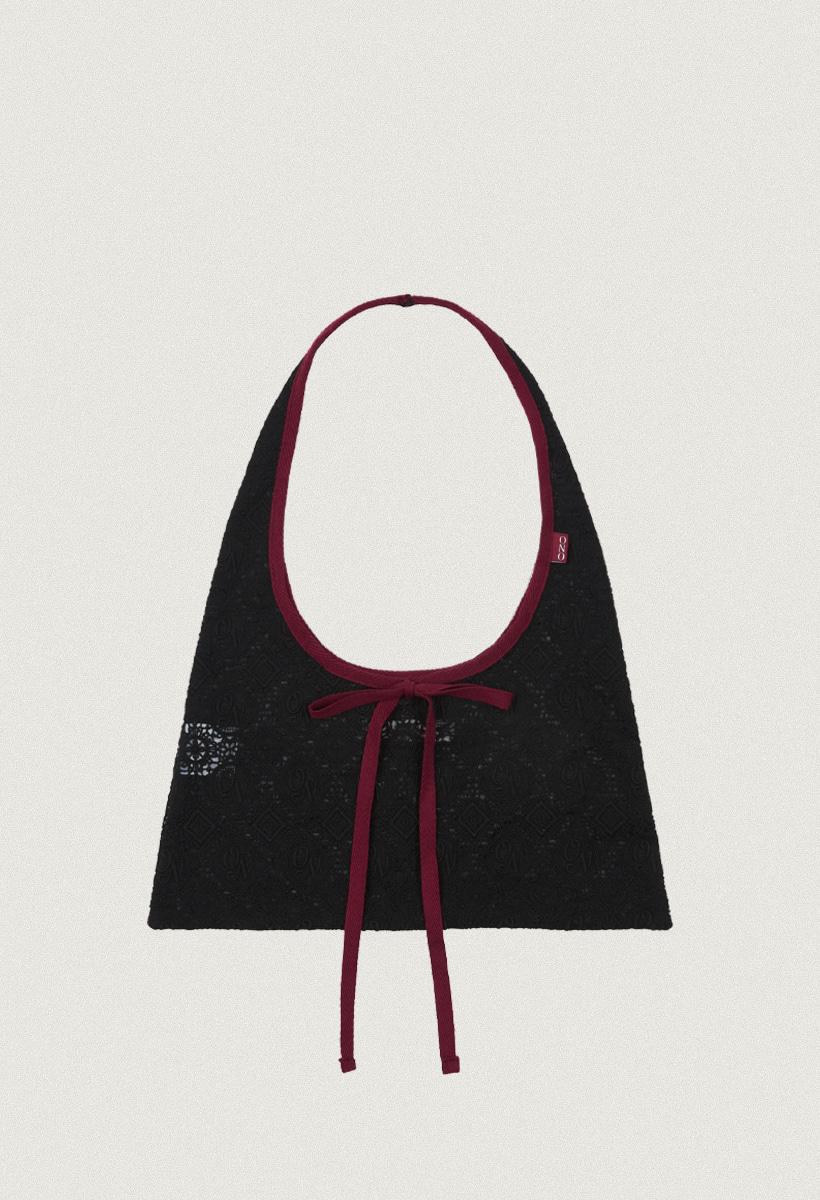 ON Lace shoulder bag_Black(O25-ACC02)