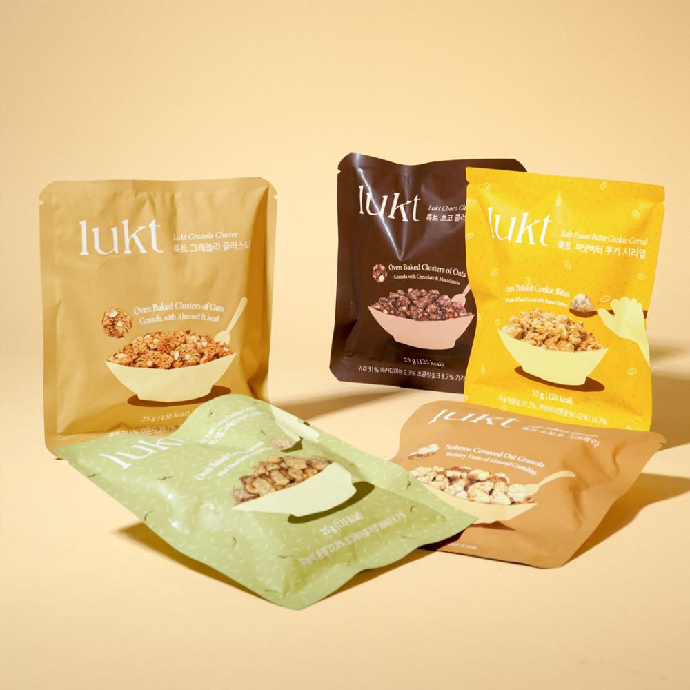 그래놀라 무설탕 통밀 쿠키시리얼 샘플러팩 5종