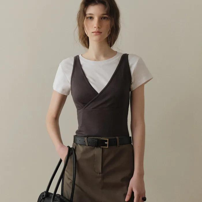 Filo Two-way Sleeveless (Charcoal)