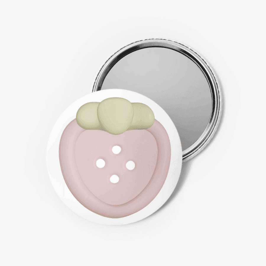 소루토토 딸기 단추 거울 ㅣ 마플샵