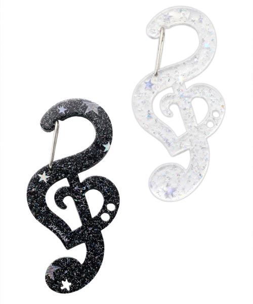 노트 아크릴 글리터 카라비너_클레프