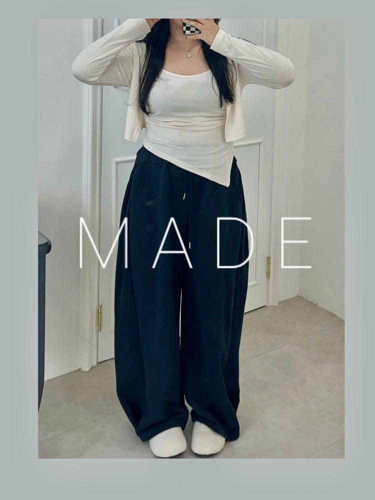 209 MADE [숏/롱] 벌룬핏 와이드핏 투웨이 탄탄 트레이닝 팬츠 3color