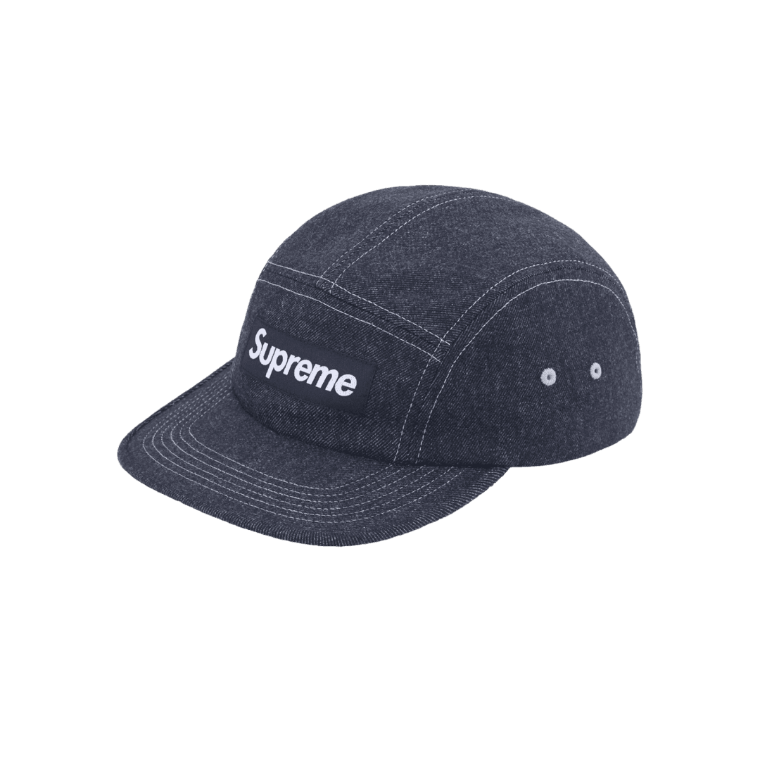 Supreme Wool Camp Cap Denim - 24FW