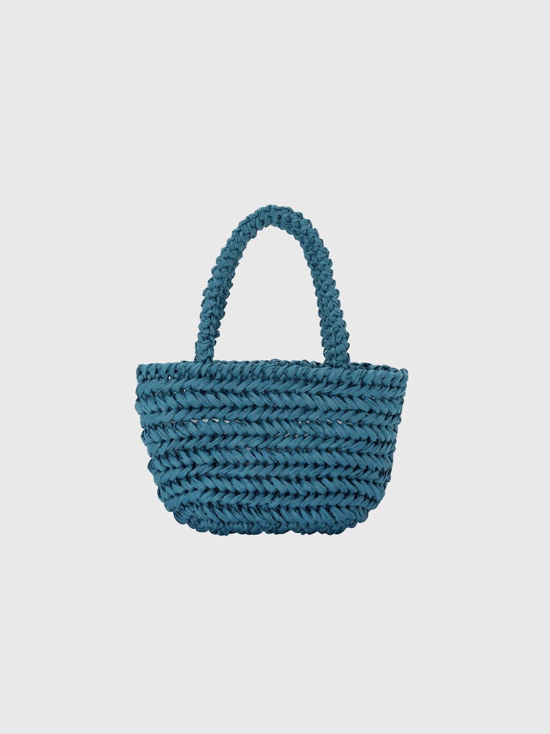 mini aguja bag(turkish blue)