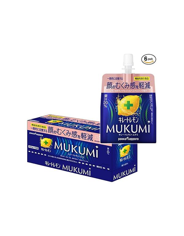 키레이트 레몬 무쿠미 젤리 165g 6개 세트