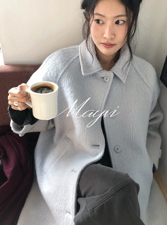 [윈터비❄️/Mayvi] Demain 폭닥 하프 코트 (2 color), 울 65%, 3온스