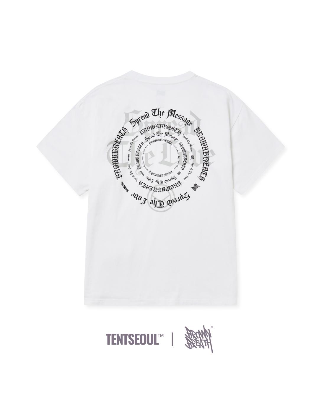 SPREAD LOVE POCKET TEE [WHITE]