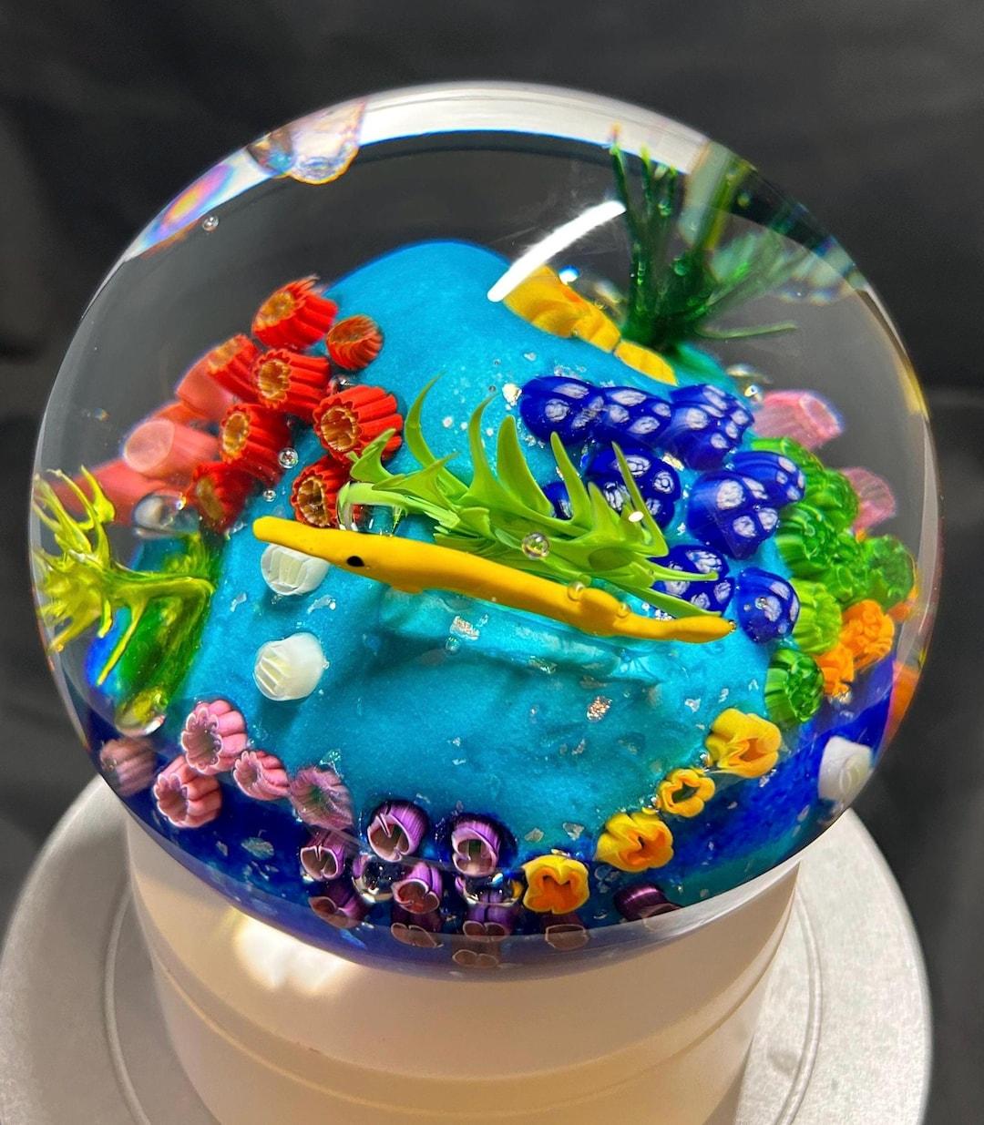5” inch Glass Ocean Orb
