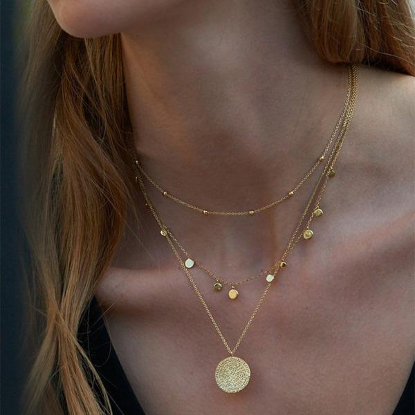 [세트할인] 스페셜 레이어드 925 실버 목걸이 3종 세트 11