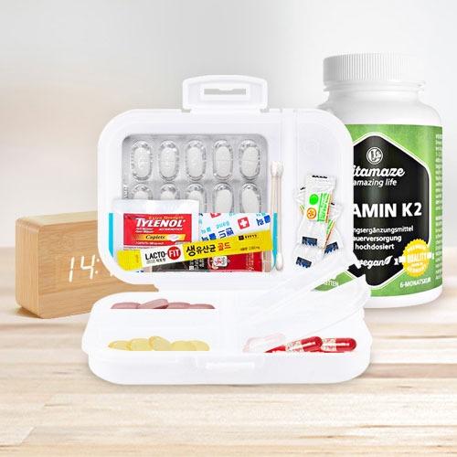 휴대용 약통 (8칸)