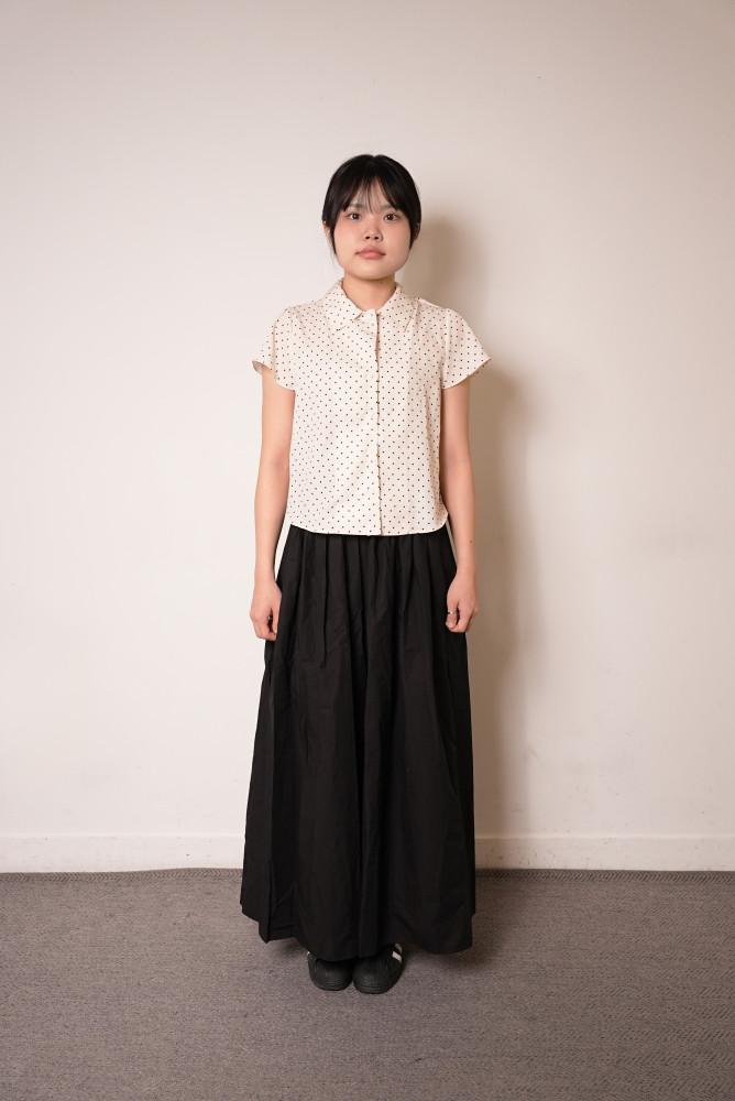 도트 블라우스