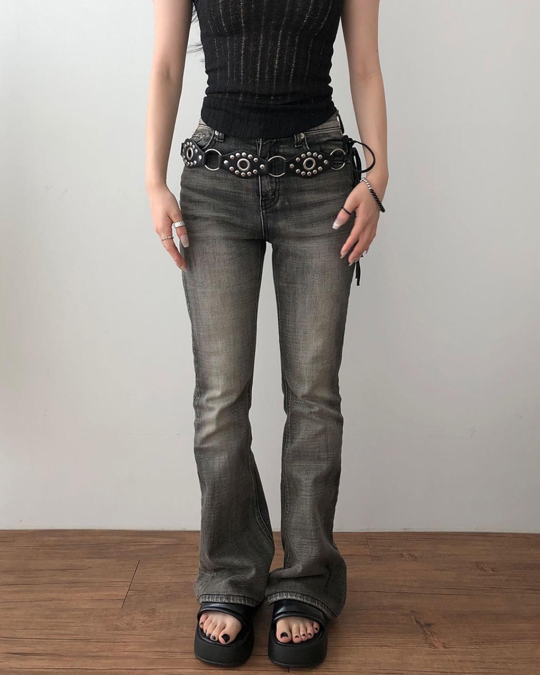 Drawing High-waist Bootscut