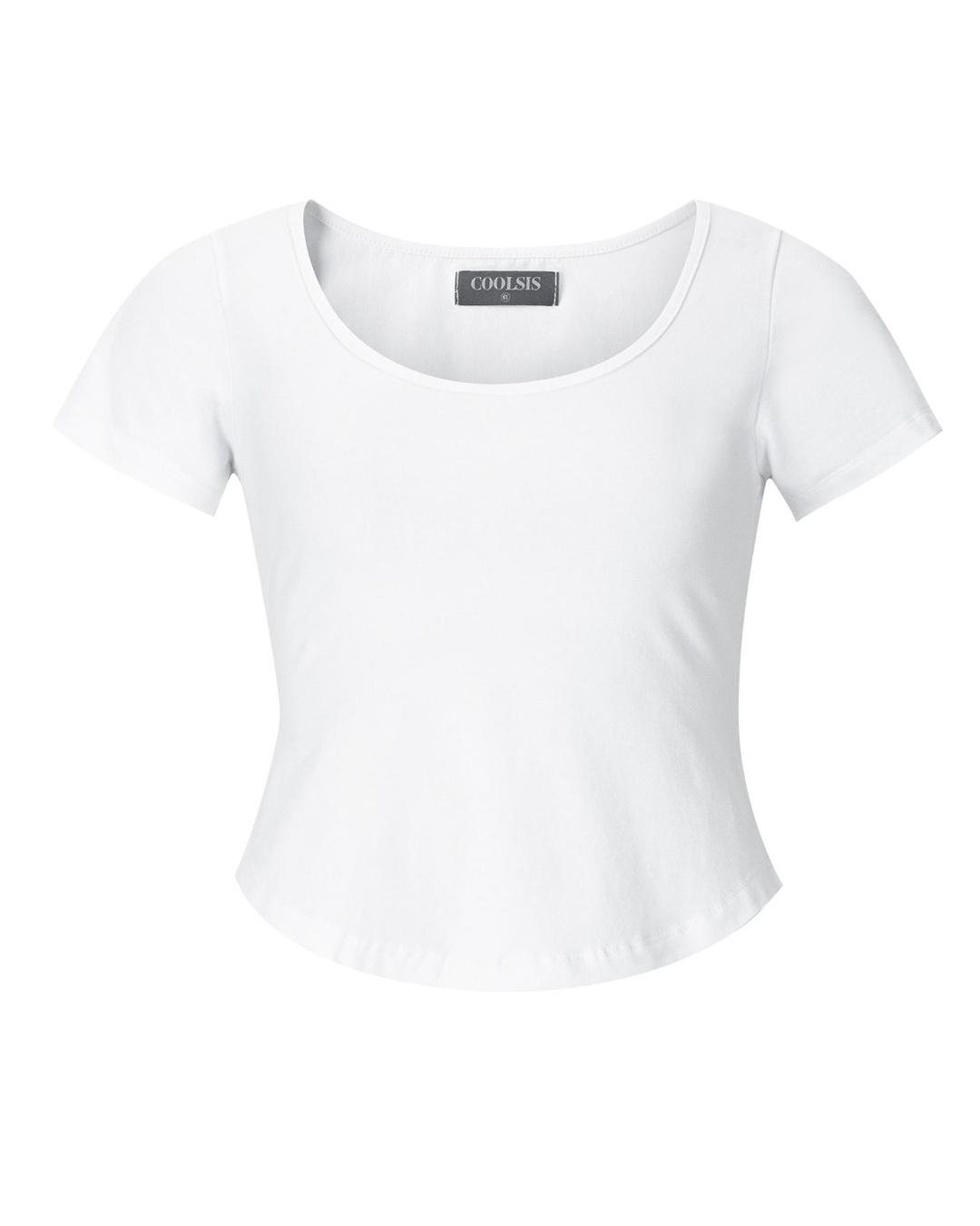 CS C-BASIC CROP TOP-013 (WHITE)