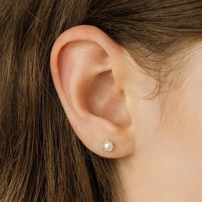 HON018 Freshwater pearl Earrings