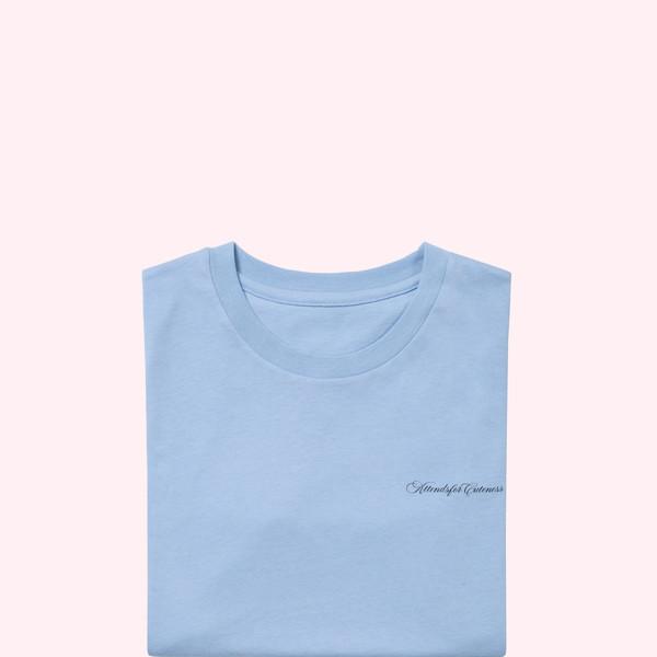 Attends for cuteness tee (Sky blue)