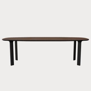 아날로그 다이닝 테이블 JH83 / 블랙 프레임 / 월넛, FRITZ HANSEN