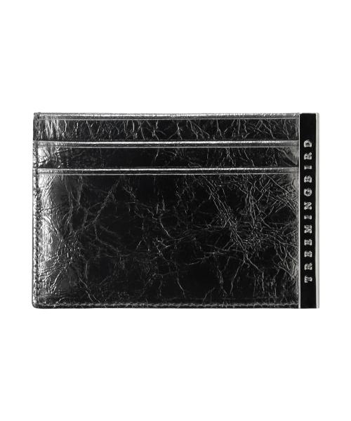 트리밍버드(TREEMINGBIRD)  Slim Metal Bar Cowhide Leather Card Wallet [ Dark Gray ] - 사이즈 & 후기 | 무신사