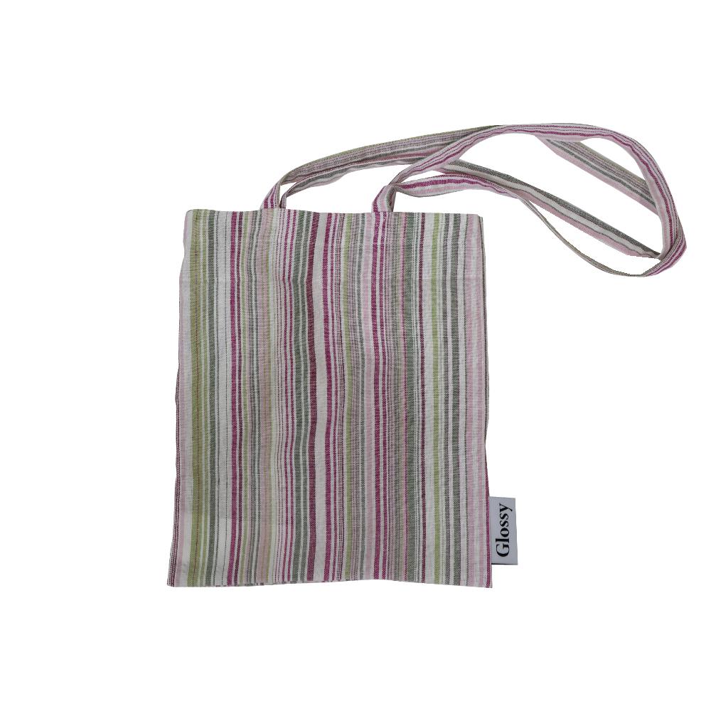 Stripe home ecobag(pink)
