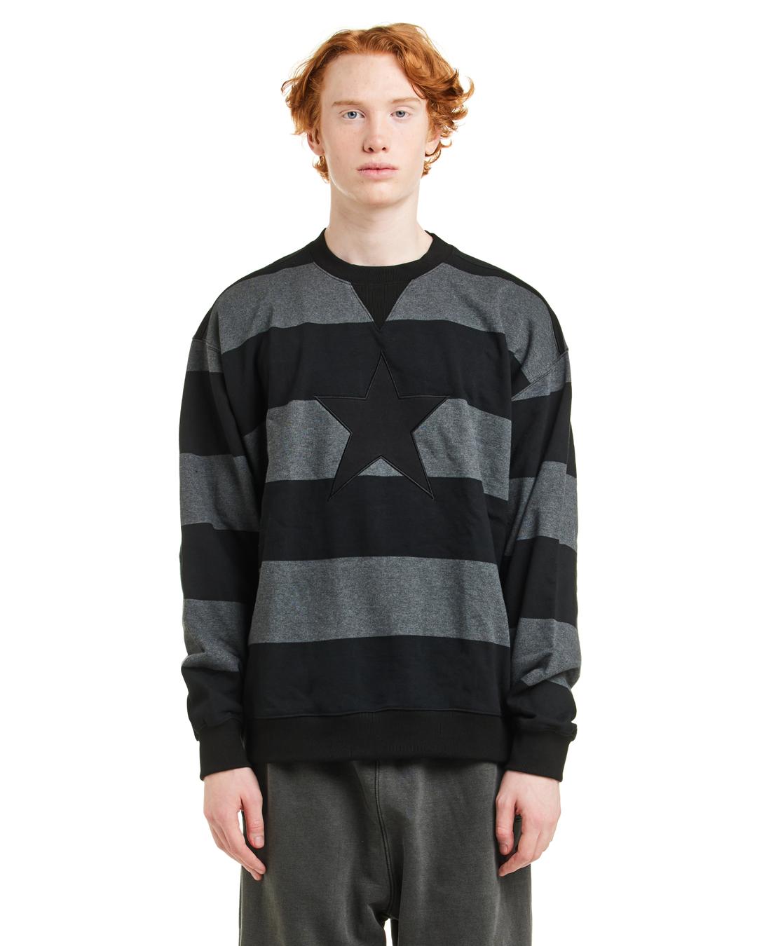 NOSTASY STRIPE STAR SWEAT - S