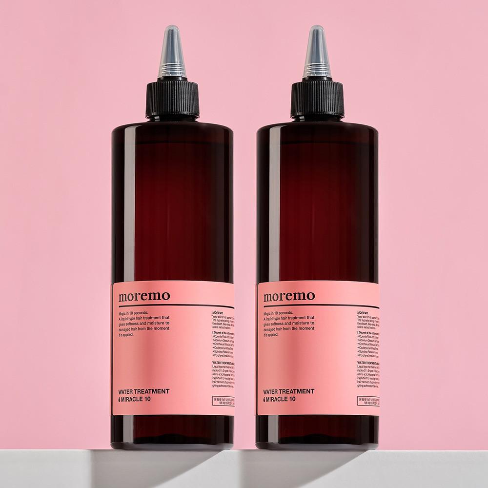 [1+1] 모레모 워터 트리트먼트 미라클10 480ml 대용량 물미역 무실리콘 : 모레모팸