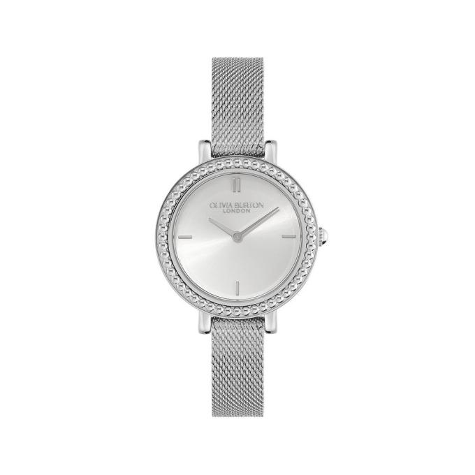[OLIVIA BURTON] 빈티지 비드 실버 메쉬