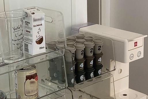 투명 아크릴 모듈 선반 화장대 주방 정리함