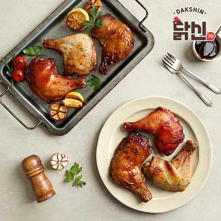 [1+1] 닭신 오븐구이 통닭다리 3종