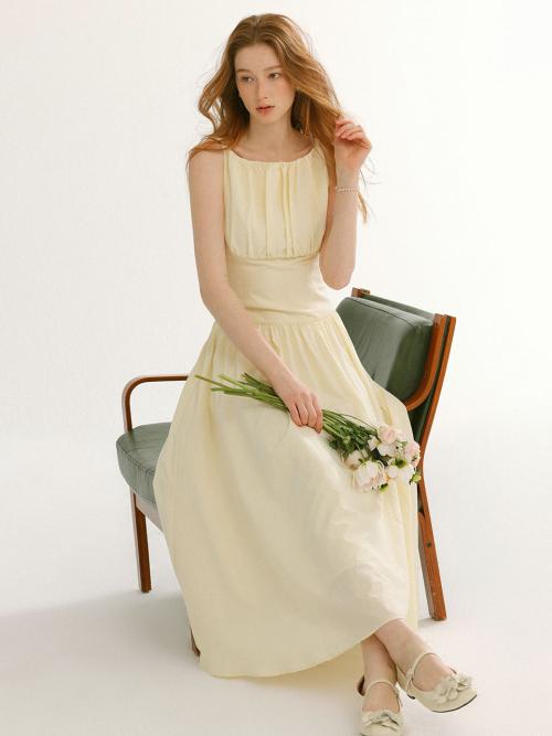 릴리움 보트넥 롱원피스