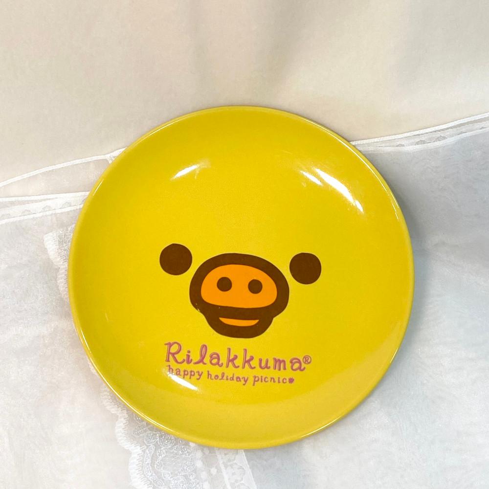 (재입고)[RIRAKKUMA] 리락쿠마 돼지코 병아리 키이로이토리 접시-박스포함