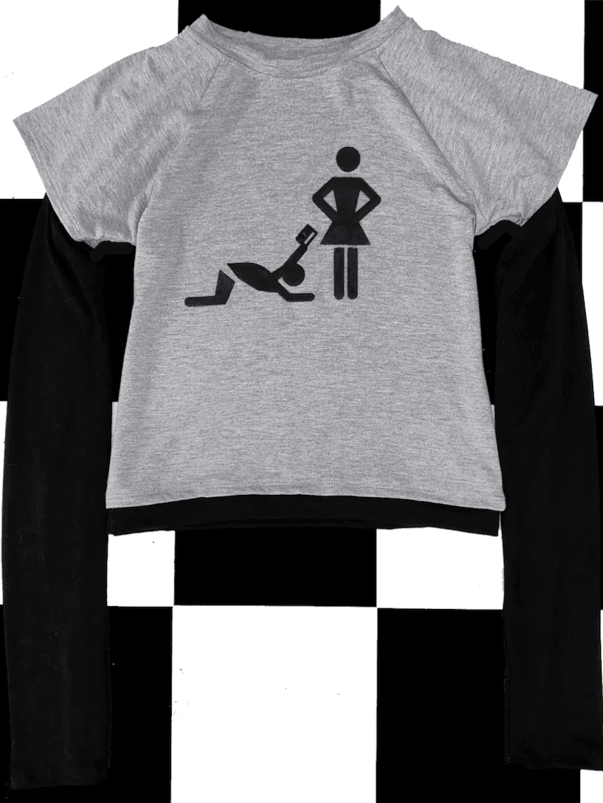 GIVE GIRLS MONEY IN GREY