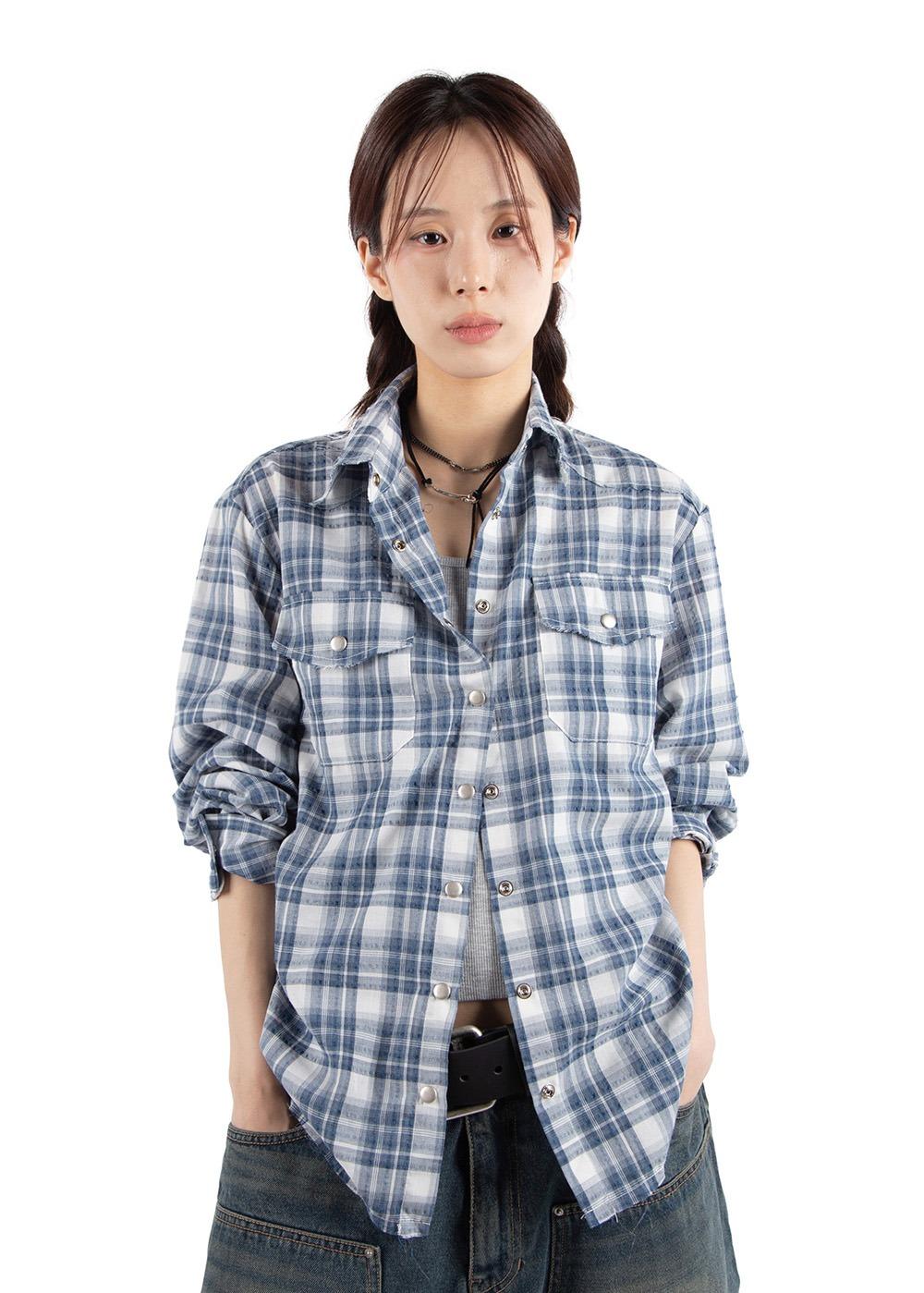 릿킴 WESTERN CHECK SHIRT
