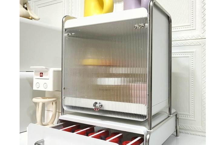 컵정리대 철제 영양제보관함 미드센추리모던 컵선반