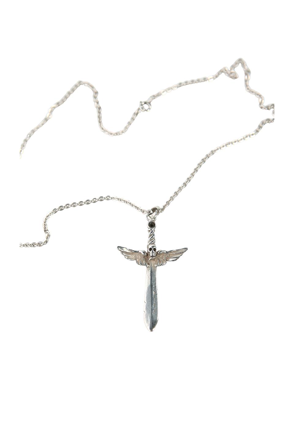 skull sword necklace