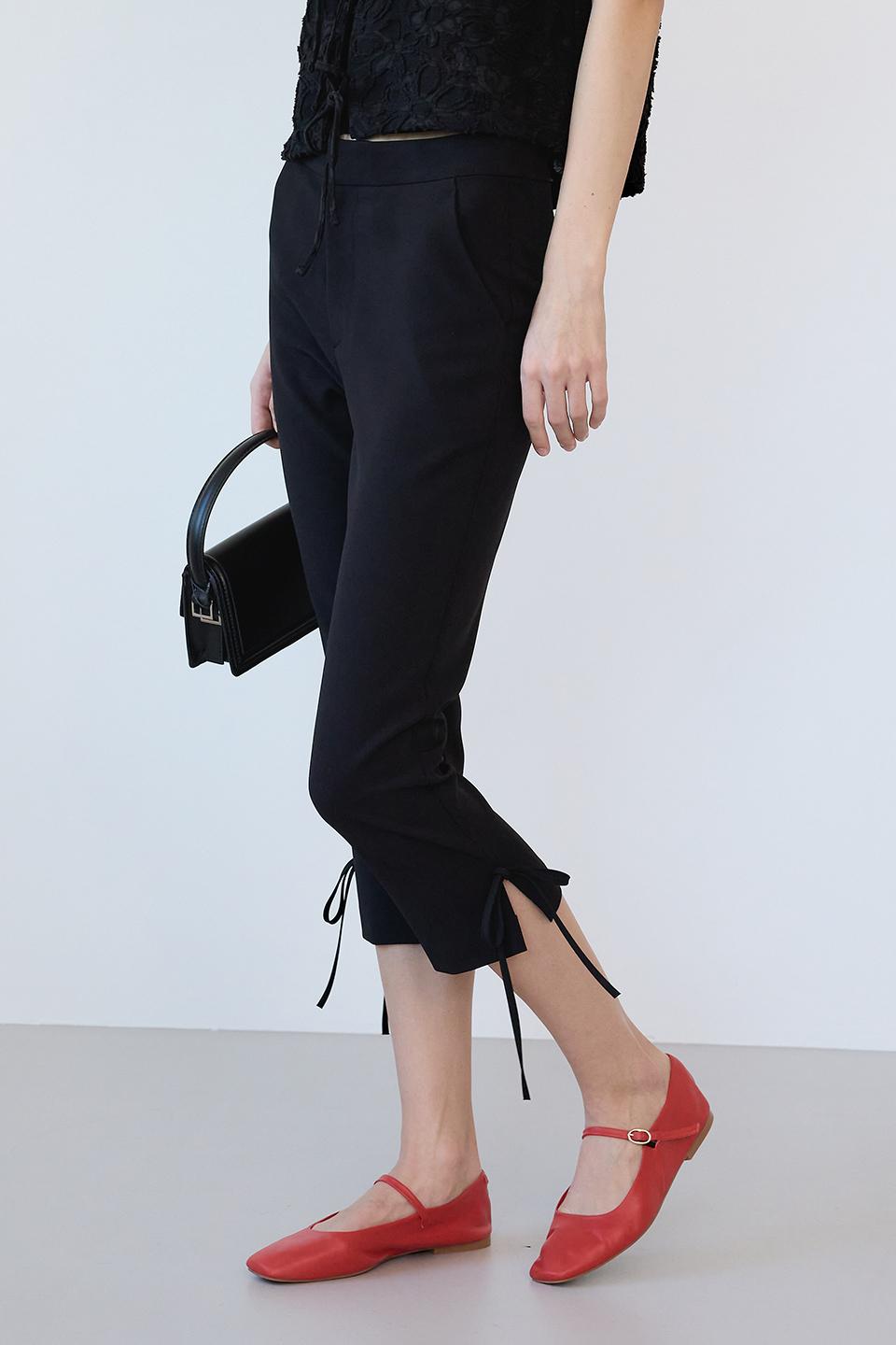 [6차 리오더] Ribbon Tie Crop Pant