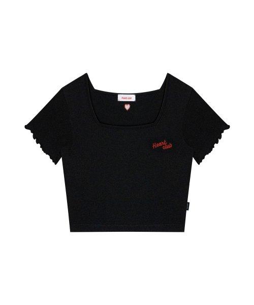 HEART 21 데일리 스퀘어 탑 _ 블랙