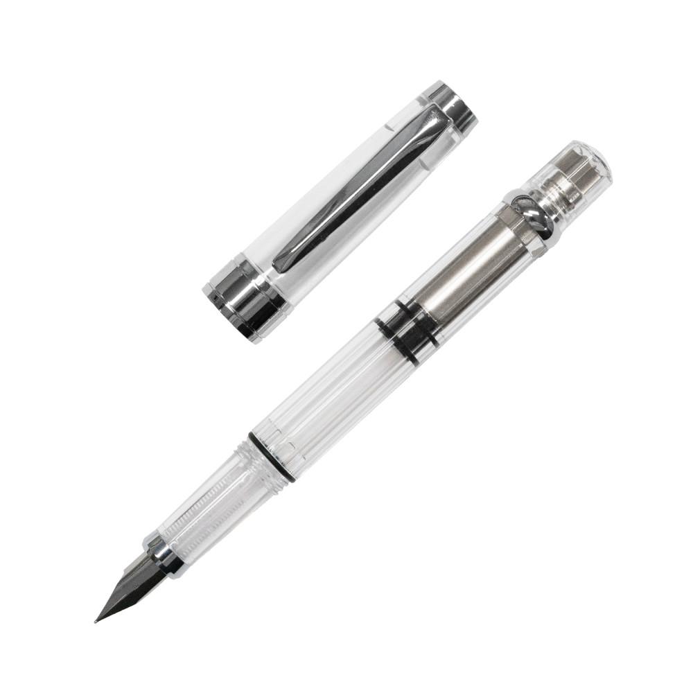 글로스비(Glosbe) 만년필-피스톤필러 방식(F촉) -실버