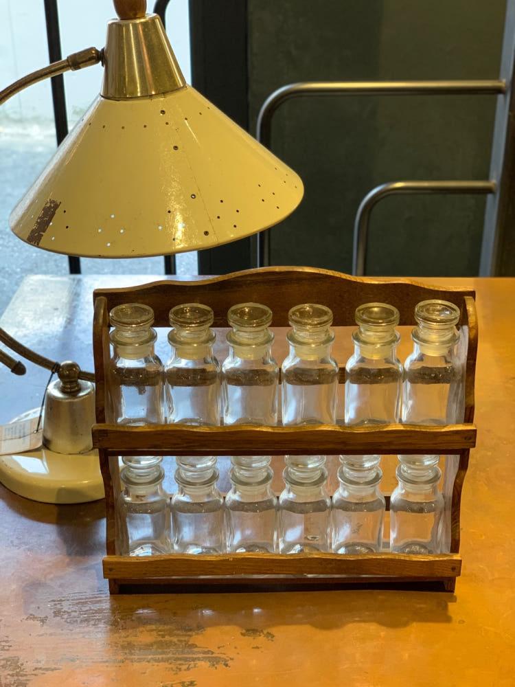 빈티지 향신료 유리 보틀 세트